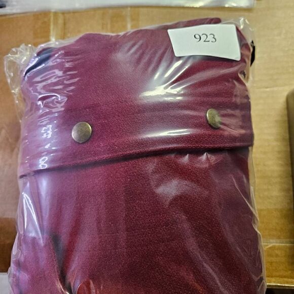 Vintage Woolrich Jacket Mens Medium Red Cruiser Wool Heavyweight Button Up Shirt - Picture 11 of 11